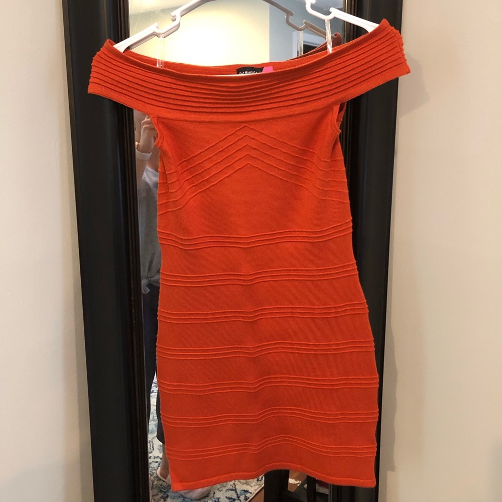 off the shoulder mini dress. Worn one time